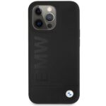 Case BMW BMHCP13LSLBLBK iPhone 13 Pro / 13 6.1" black hardcase Silicone Signature Logo - imagine 3