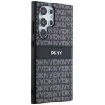 DKNY DKHCS24LPRTHSLK S24 Ultra S928 black hardcase Leather Mono Stripe & Metal Logo - imagine 4