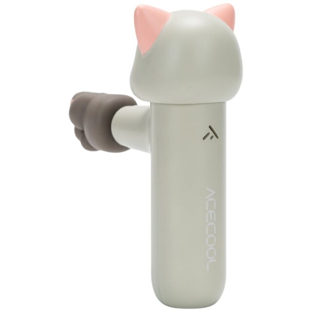 Mini massage gun 4smarts ACECOOL Cat light gray - imagine 4