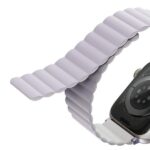 UNIQ Revix Strap Apple Watch Series1-8/SE/SE2/SE3/Ultra1/2/3 42/44/45/49mm Reversible Magnetic lilac - imagine 7