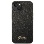 Guess GUHCP14MHGGSHK iPhone 14 Plus/ 15 Plus 6.7" black hard case Glitter Script - imagine 3