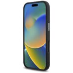 Case Karl Lagerfeld Saffiano Full Wrapped Elongated Metal Logo MagSafe for iPhone 16 Pro black - imagine 5