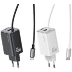 USAMS JC Series CC266 65W GaN Fast Charger 2xUSB-C 1xUSB-A White - imagine 2