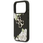 Case Guess Grained Roses & Big 4G Logo for iPhone 17 Pro black - imagine 6