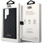 Karl Lagerfeld KLHCS24LSAKLHPK S24 Ultra S928 hardcase black Saffiano Mono Metal Logo - imagine 8