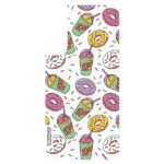 Panel Samsung GP-TOU021HOVPW for Frame Cover for Galaxy S22 Simpsons Donut white