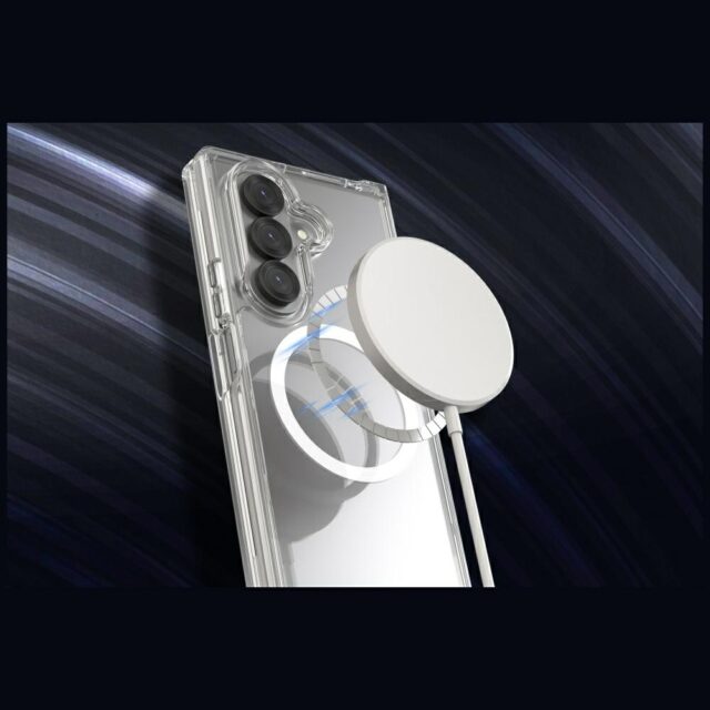 Case Araree Duple M MagSafe Qi2 for Samsung Galaxy Z Fold7 transparent - imagine 7