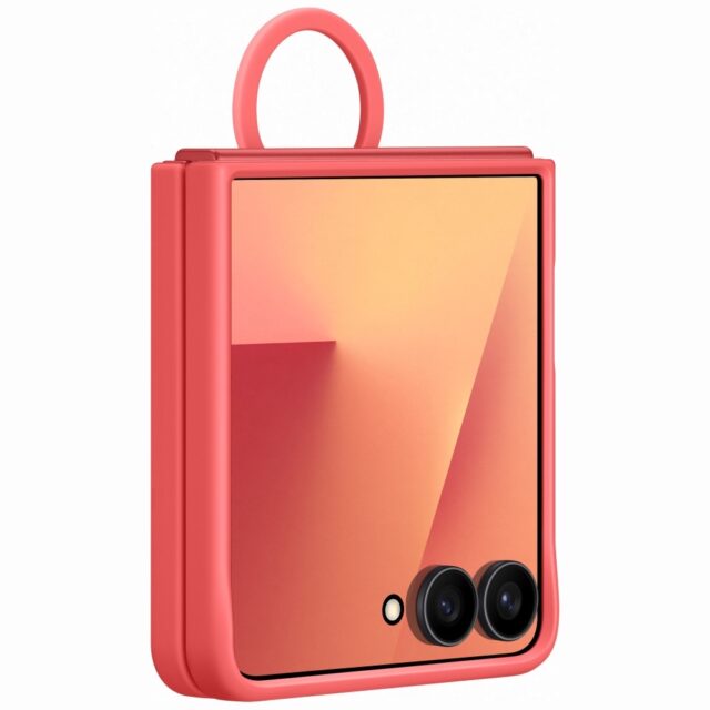 Case Samsung Ring Case for Galaxy Z Flip7 red - imagine 3