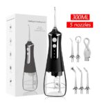 Extralink Beauty Intelligent Water Flosser L10 Black, 2000mAh, IPX6