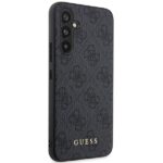 Guess GUHCSA54G4GFGR A54 5G A546grey hard case 4G Metal Gold Logo - imagine 4