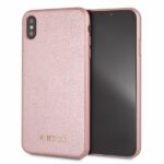 Guess GUHCI65IGLRG iPhone Xs Max rose gold hard case Iridescent