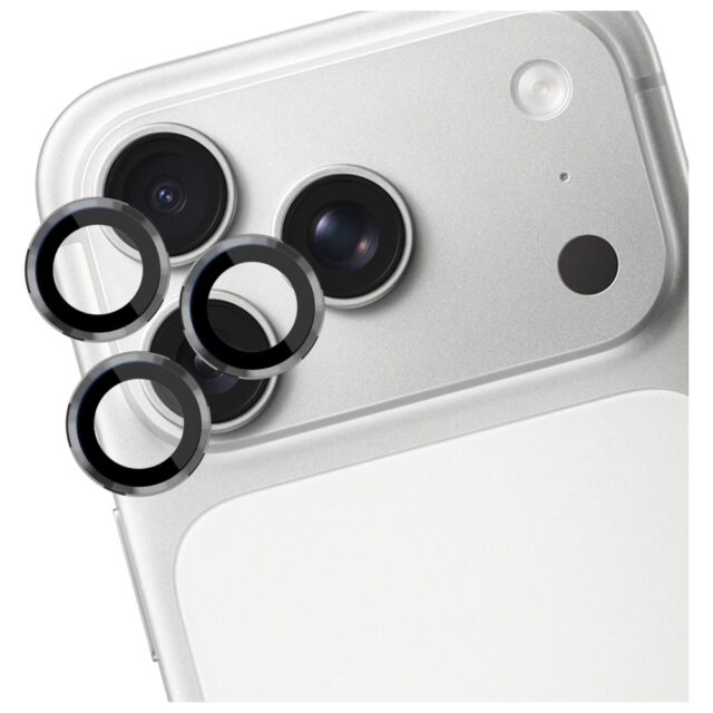 Camera lens protection 3MK Lens Protection Pro for Apple iPhone 17 Pro / 17 Pro Max grey - imagine 6