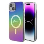 Guess GUHMP15MHITSK iPhone 15 Plus/ 14 Plus 6.7" rainbow hardcase IML Iridescent MagSa