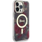 Guess GUHMP14XHCFWSA iPhone 14 Pro Max 6.7" khaki hardcase Flower MagSafe - imagine 4