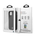 BMW BMHCN58PELBK iPhone 11 Pro Hard Case Black Signature Horizontal Lines - imagine 7