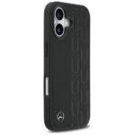 Mercedes Leather Laurel Leaves MagSafe Case for iPhone 17 Black - imagine 4