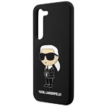 Karl Lagerfeld KLHCS23MSNIKBCK S23+ S916 hardcase black Silicone Ikonik - imagine 6