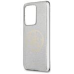 Guess GUHCS69PCUGLLG S20 Ultra G988 light grey hard case Glitter 4G Circle Logo - imagine 3