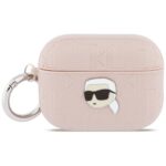 Case Karl Lagerfeld Monogram Karl Head for AirPods Pro 3 pink