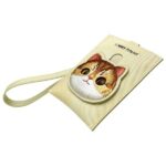 Nimmy 3in1 Set phone bag + wallet + locator case khaki Big Eyed Pet 2.0 Cat - imagine 7