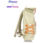 Nimmy Cool&Cute 2.0 Cat laptop backpack khaki - imagine 5