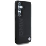 Case BMW Leather Big Wordmark for Samsung Galaxy S25 black - imagine 4