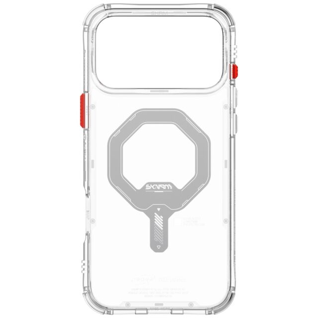 Skinarma Saido Case for iPhone 17 Pro Max Magnetic Charging Transparent - imagine 4