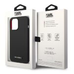 Karl Lagerfeld KLHMP14XSLMP1K iPhone 14 Pro Max 6,7" hardcase black Silicone Plaque Magsafe - imagine 8