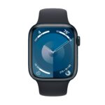 Apple Watch 9 45mm GPS Midnight Aluminium Case Midnight Sport Band S/M | Smartwatch | - imagine 2