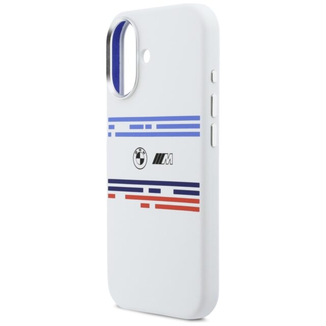 BMW M Silicon Horizontal Line MagSafe Case for iPhone 17 White - imagine 6