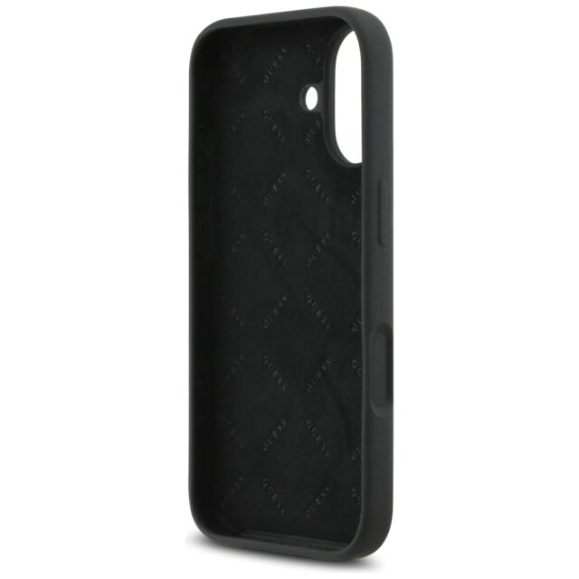 Guess Silicone Big 4G Script case for iPhone 17 black - imagine 7