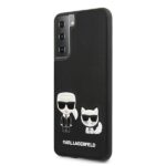 Karl Lagerfeld KLHCS21MPCUSKCBK S21+ G996 black hardcase Ikonik Karl & Choupette - imagine 2
