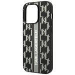 Karl Lagerfeld KLHCP14XPGKLSKG iPhone 14 Pro Max 6,7" hardcase grey Monogram Stripe - imagine 6