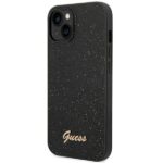 Guess GUHCP14SHGGSHK iPhone 14 / 15 / 13 6.1" black hard case Glitter Script - imagine 2