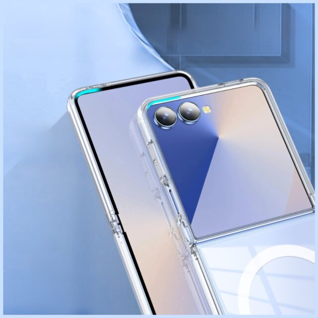 Case Beline Clear MagSafe for Samsung Galaxy Z Flip7 transparent - imagine 2