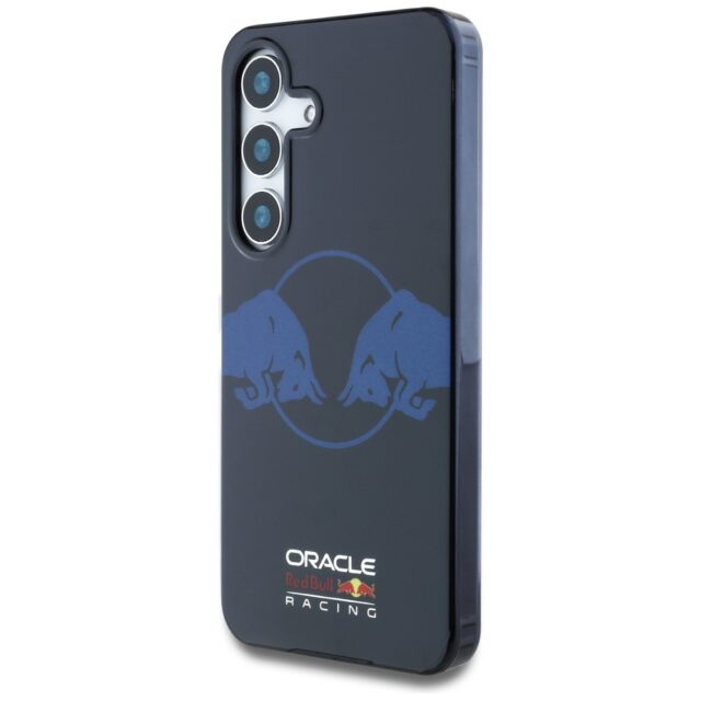 Case Red Bull Two Bulls Logo MagSafe for Samsung Galaxy S25 navy - imagine 2