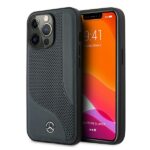 Mercedes MEHCP13LCDONA iPhone 13 Pro /13 6,1" navy hardcase Leather Perforated Area