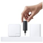 Wall charger USAMS Xiang Series CC296 30W 1xUSB-C 1xUSB-A + USB-C cable black - imagine 9