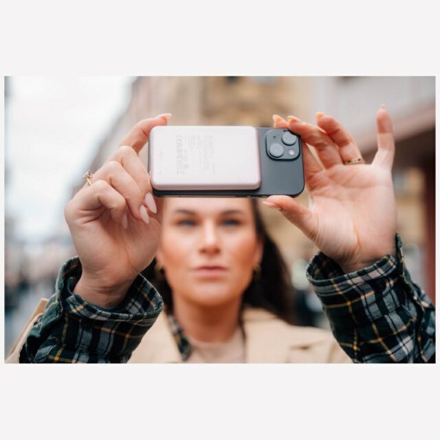 Verbatim Wireless Magnetic Power Bank `n` Go 15W 10000mAh pink 32248 - imagine 4