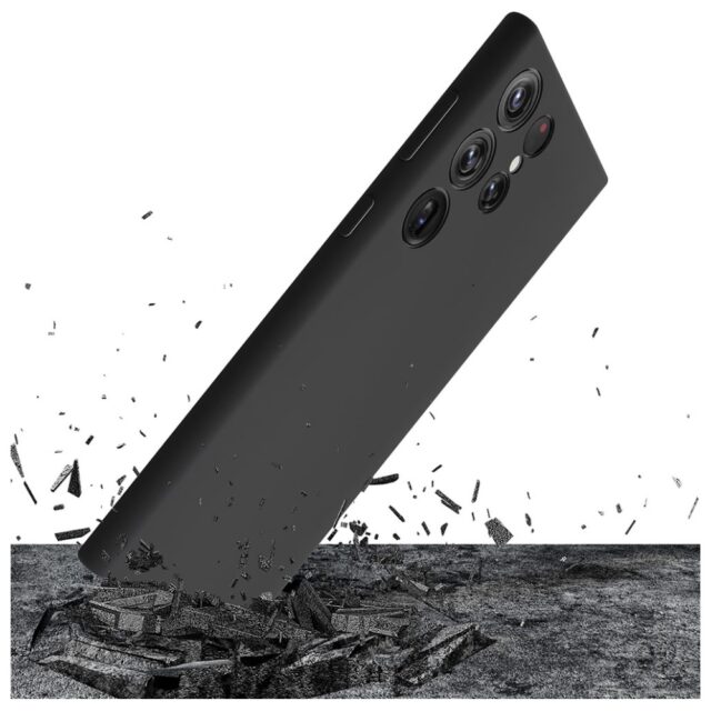 Etui 3MK Hardy Android Silicone MagCase   do Samsung Galaxy S24 Ultra czarny - imagine 3