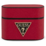 Guess GUACAPVSATMLRE AirPods Pro cover red Saffiano