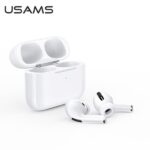 USAMS Słuchawki Bluetooth 5.0 TWS ANCYB Series bezprzewodowe biały/white BHUYB01 (US-YB001) - imagine 4