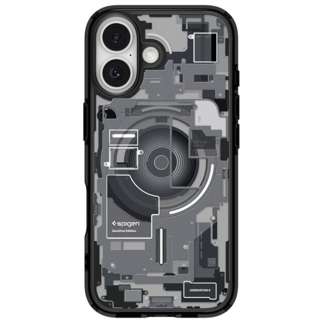 Spigen Ultra Hybrid Mag MagSafe Case for iPhone 17 Zero One Black - imagine 2