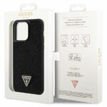 Guess GUHCP14XHDGTPK iPhone 14 Pro Max 6.7" black hardcase Rhinestone Triangle - imagine 8