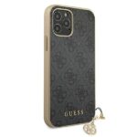 Guess GUHCP12MGF4GGR iPhone 12/12 Pro 6,1" grey hardcase 4G Charms Collection - imagine 4