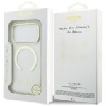 Guess Metal Outline MagSafe case for iPhone 17 Pro gold - imagine 8