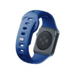 3MK Silicone Watch Strap Blue for Apple Watch 42/44/45/49mm - imagine 6