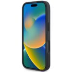 BMW BMHMP16L23RDCLK iPhone 16 Pro 6.3" black hardcase Sign Leather Textured And Line MagSafe - imagine 5