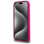Karl Lagerfeld KLHMP15XSKHPPLF iPhone 15 Pro Max 6.7" fuschia hardcase Silicone Karl Head Print MagS - imagine 5