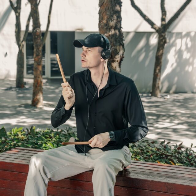 Portable electronic drum kit         AeroBand PocketDrum 2 Max brown - imagine 3